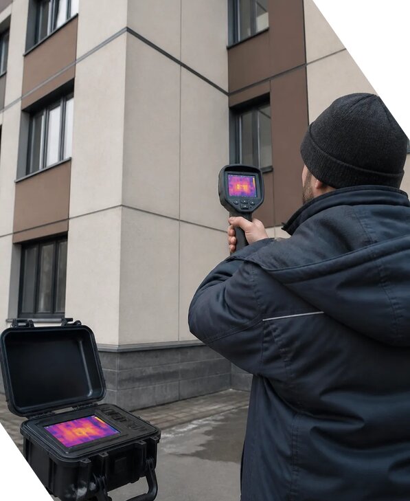 Тепловизионное обследование зданий и сооружений в Кимрах